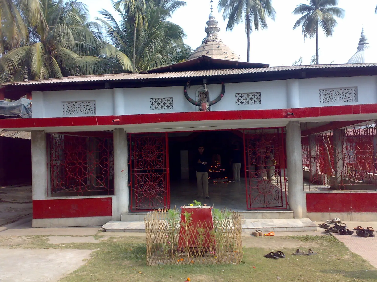 The front of Sri Sri Ugratara Devalaya in Guwahati